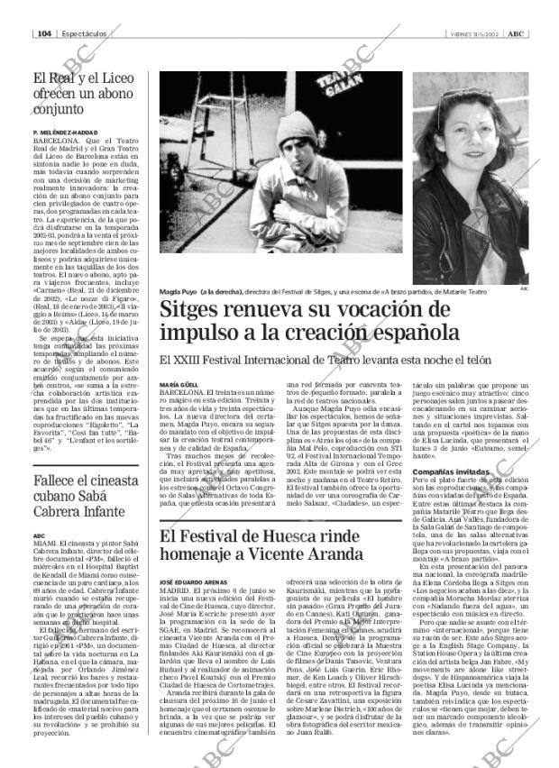 ABC MADRID 31-05-2002 página 104