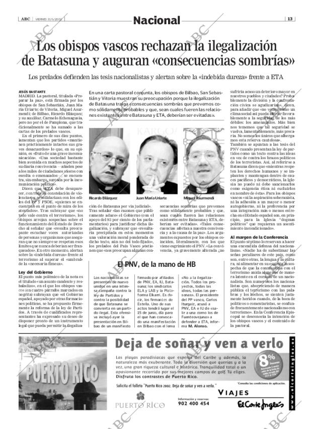 ABC MADRID 31-05-2002 página 13