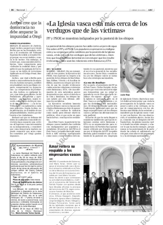 ABC MADRID 31-05-2002 página 16