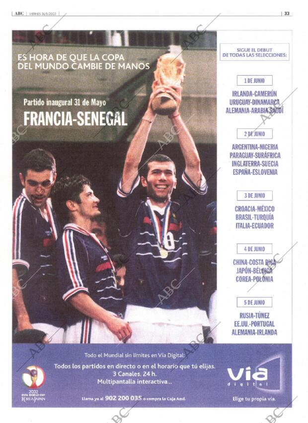 ABC MADRID 31-05-2002 página 33