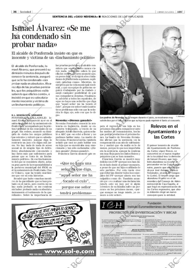 ABC MADRID 31-05-2002 página 36