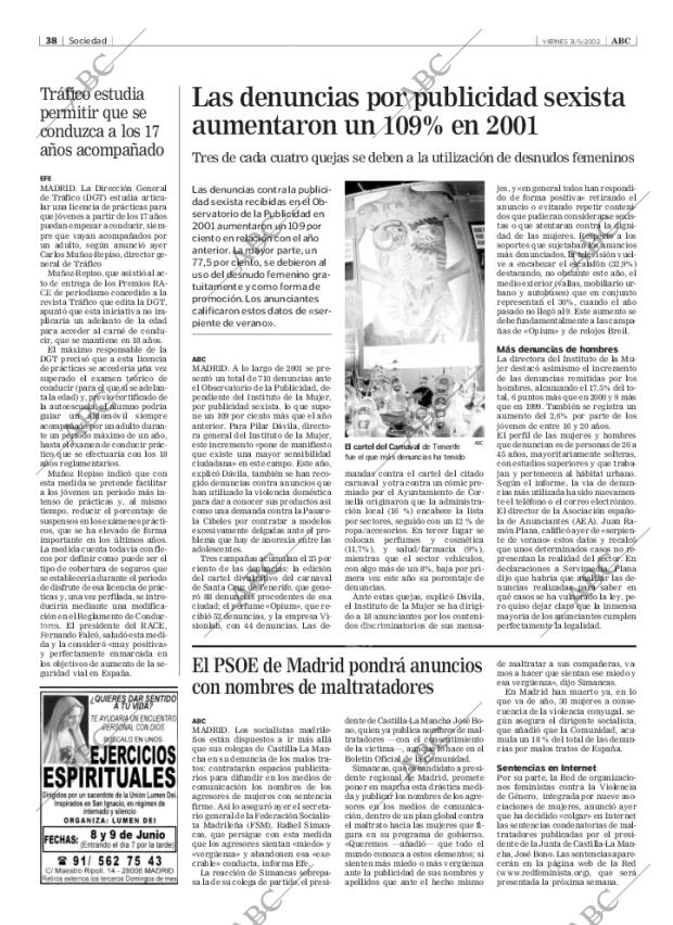 ABC MADRID 31-05-2002 página 38