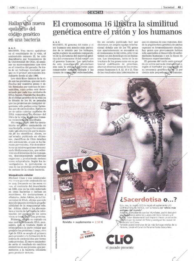 ABC MADRID 31-05-2002 página 41