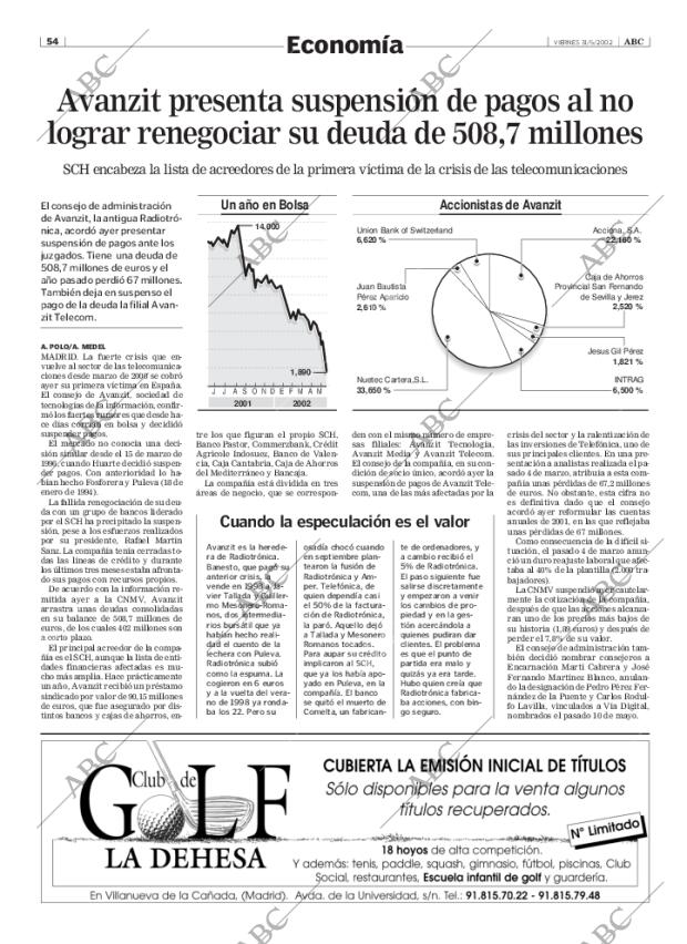 ABC MADRID 31-05-2002 página 54