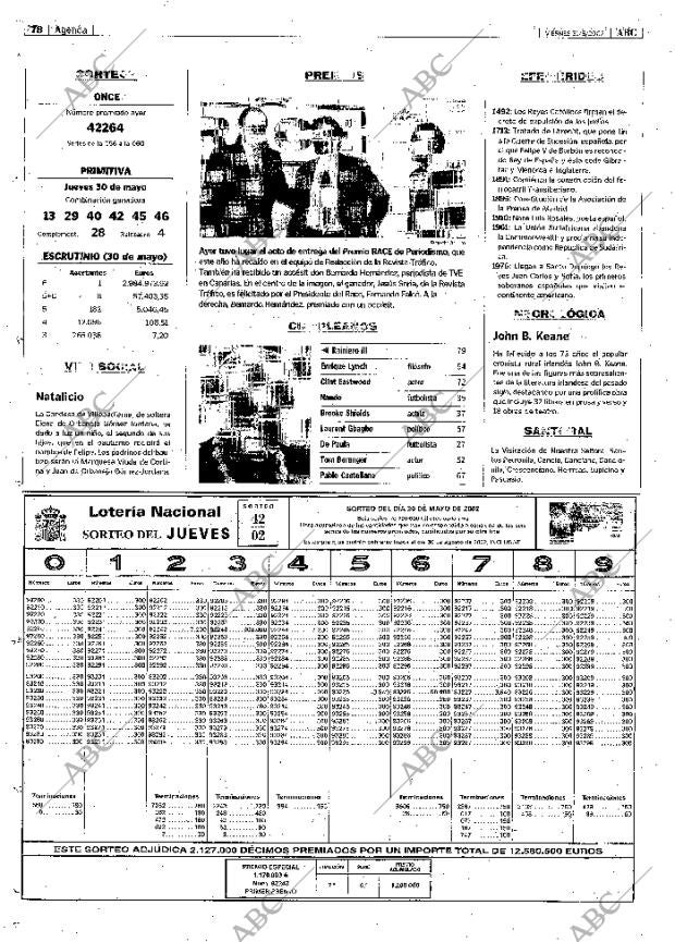 ABC MADRID 31-05-2002 página 78
