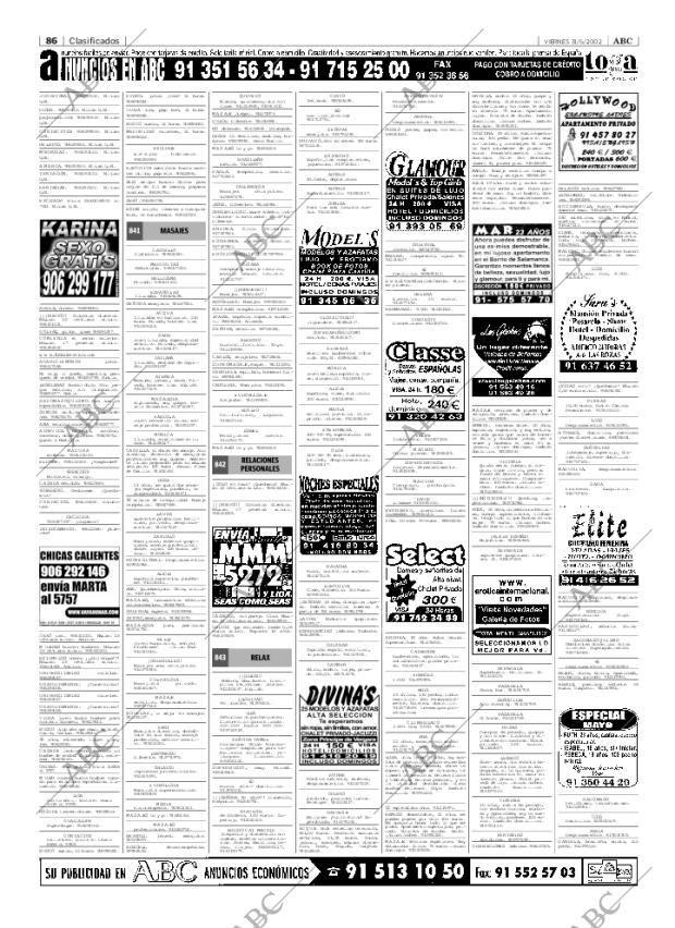 ABC MADRID 31-05-2002 página 86