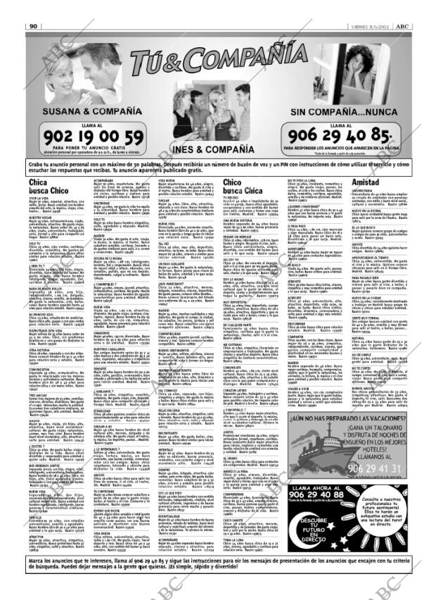 ABC MADRID 31-05-2002 página 90