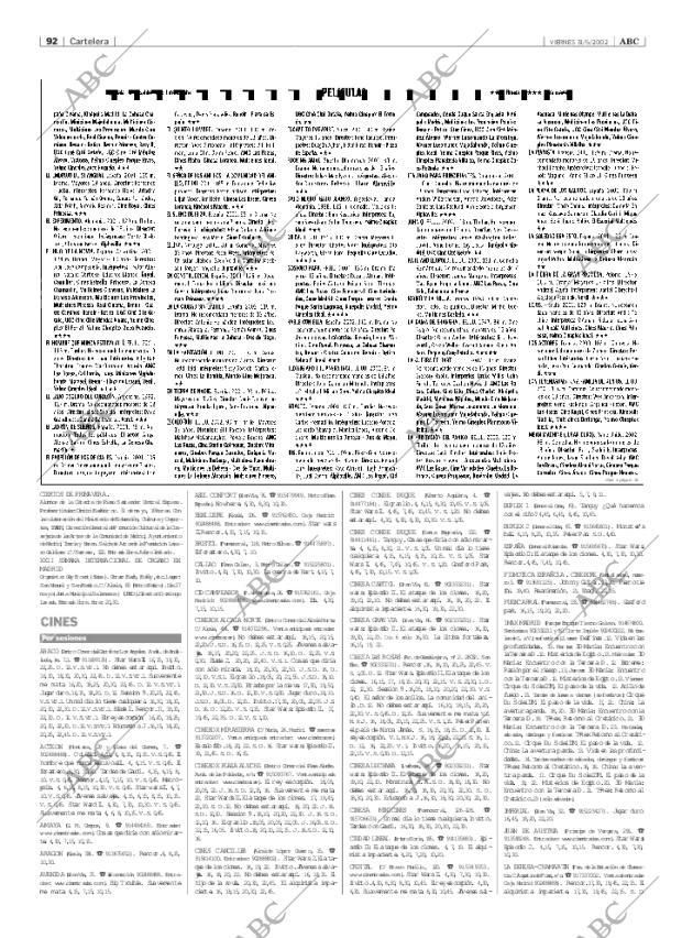 ABC MADRID 31-05-2002 página 92