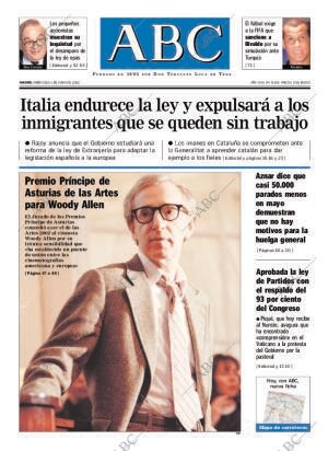 ABC MADRID 05-06-2002 página 1