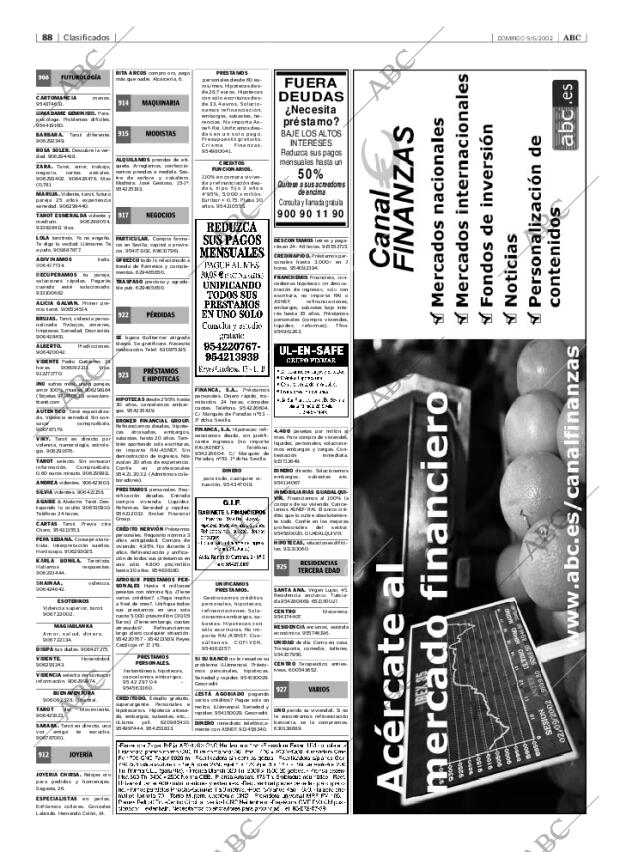 ABC SEVILLA 09-06-2002 página 88