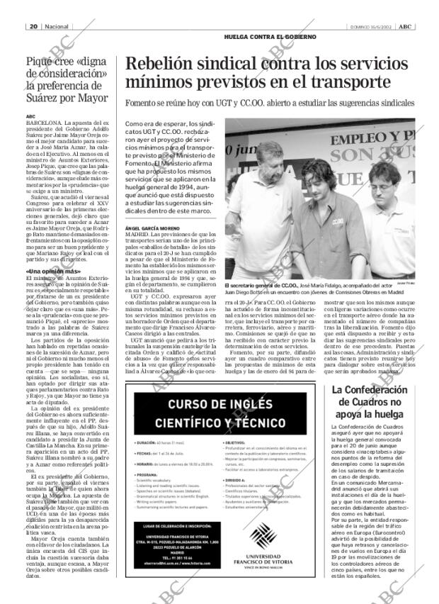 ABC MADRID 16-06-2002 página 20