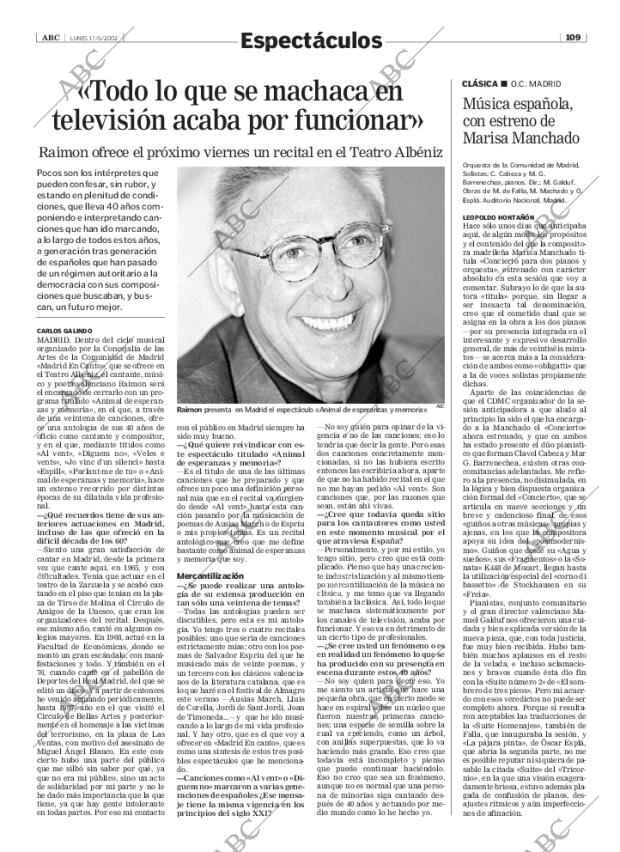 ABC MADRID 17-06-2002 página 109
