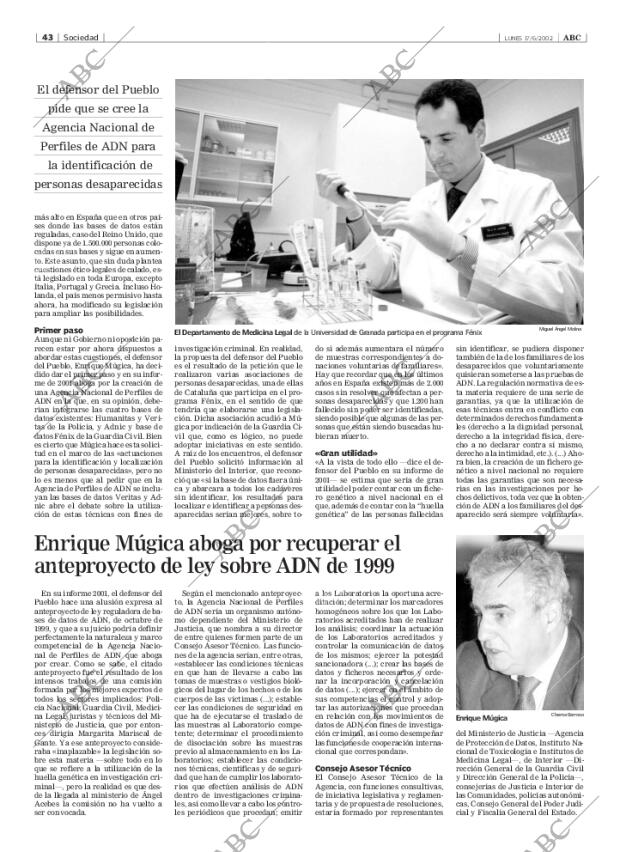 ABC MADRID 17-06-2002 página 43