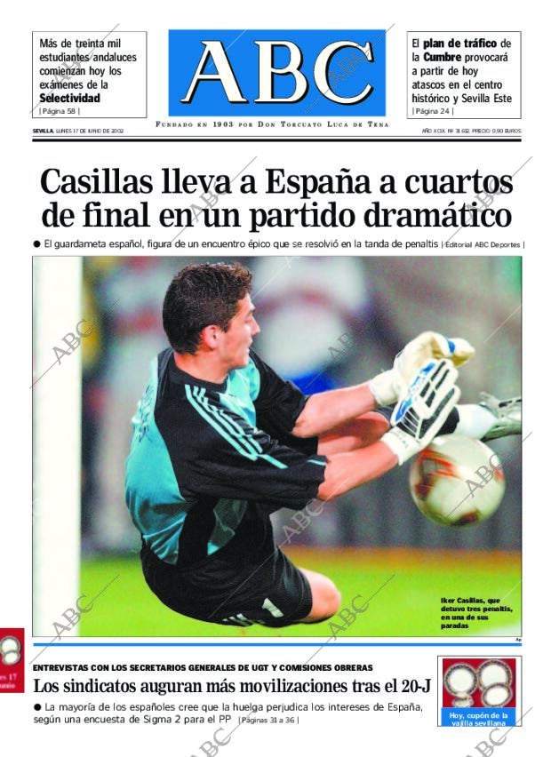 ABC SEVILLA 17-06-2002 página 1