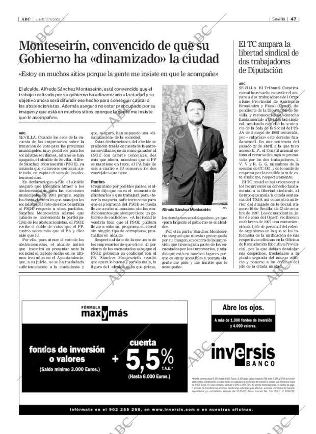 ABC SEVILLA 17-06-2002 página 47