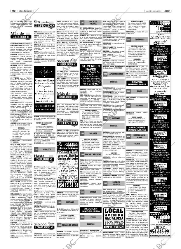 ABC SEVILLA 18-06-2002 página 90