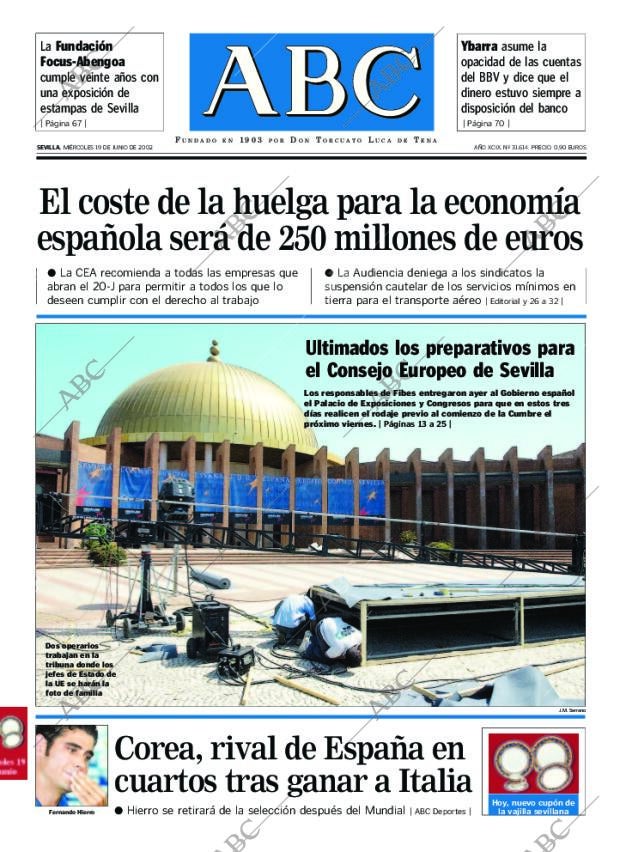 ABC SEVILLA 19-06-2002 página 1
