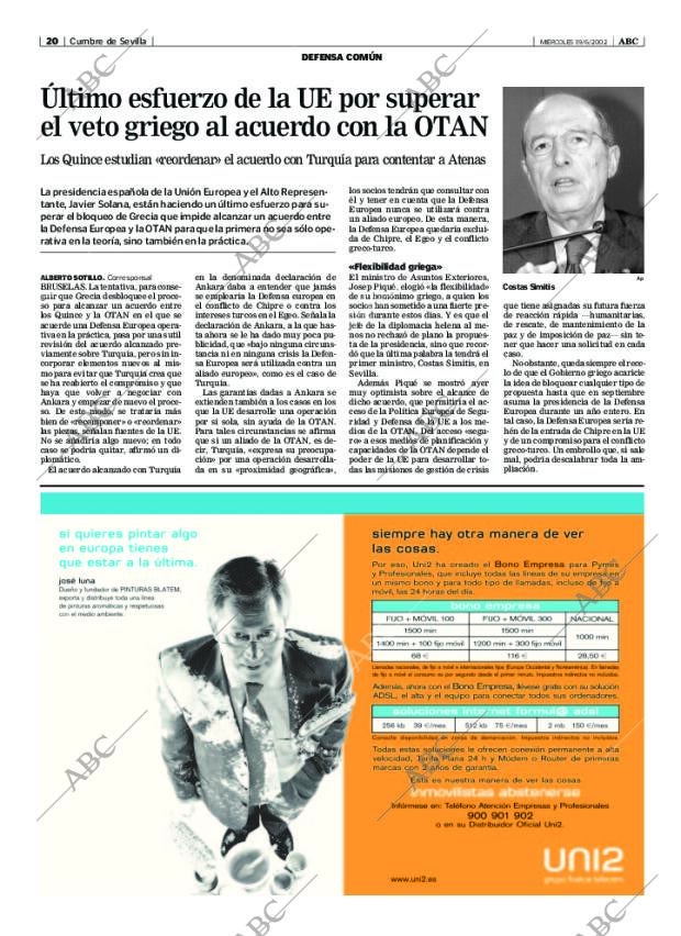ABC SEVILLA 19-06-2002 página 20