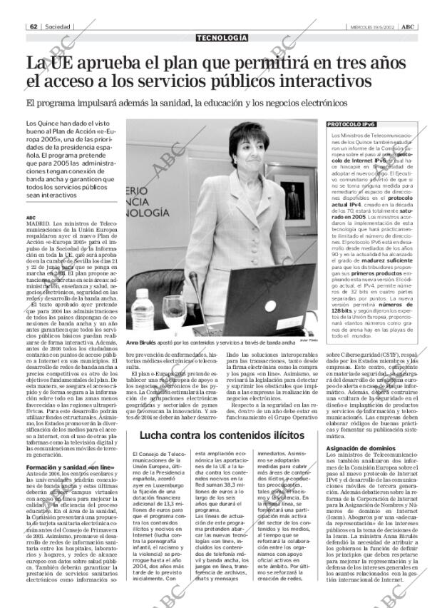 ABC SEVILLA 19-06-2002 página 62