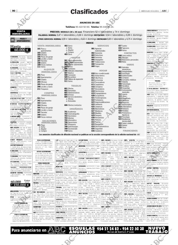 ABC SEVILLA 19-06-2002 página 90