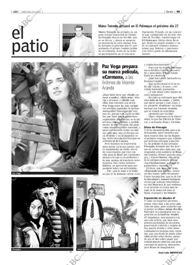 ABC SEVILLA 19-06-2002 página 99