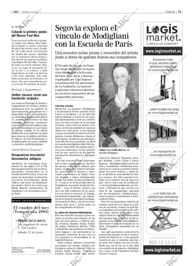 ABC MADRID 21-06-2002 página 71