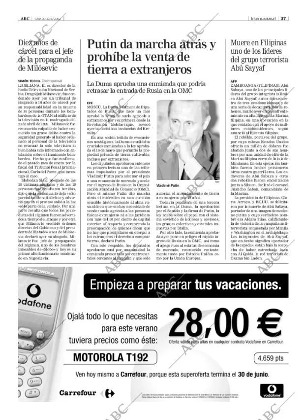 ABC MADRID 22-06-2002 página 37