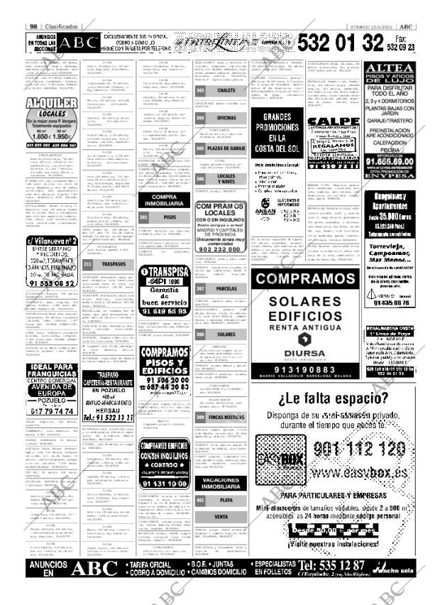 ABC MADRID 23-06-2002 página 98
