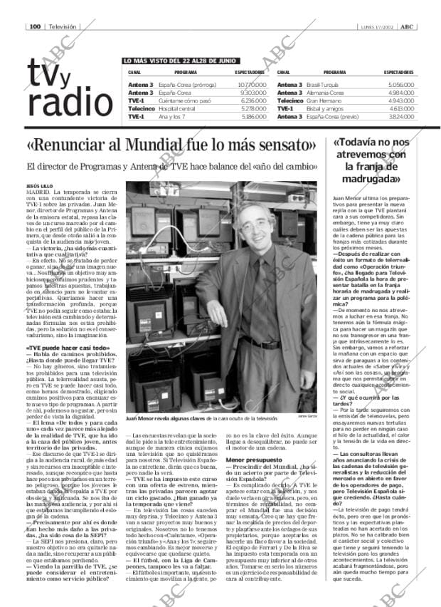 ABC MADRID 01-07-2002 página 100