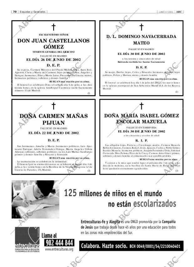 ABC MADRID 01-07-2002 página 70