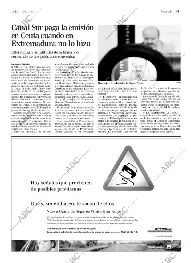 ABC SEVILLA 01-07-2002 página 45