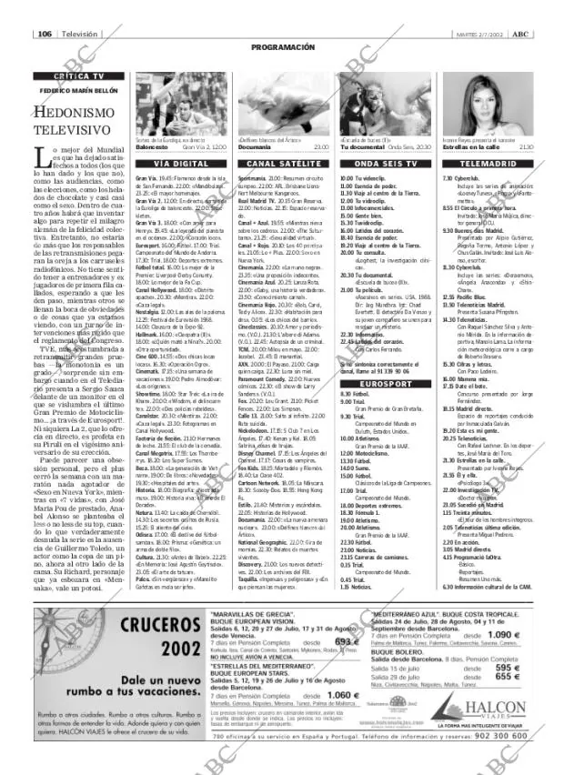 ABC MADRID 02-07-2002 página 106