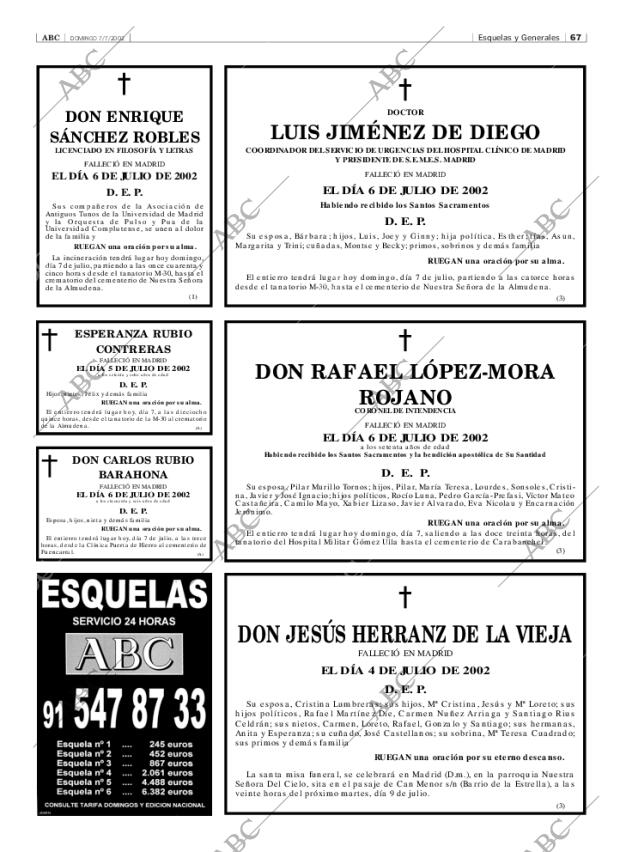 ABC MADRID 07-07-2002 página 67