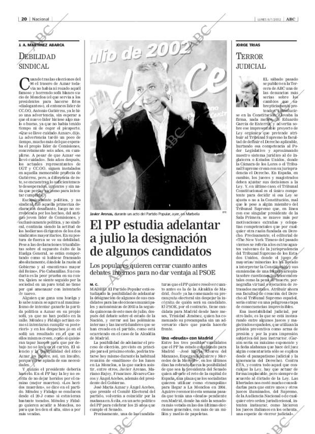 ABC MADRID 08-07-2002 página 20