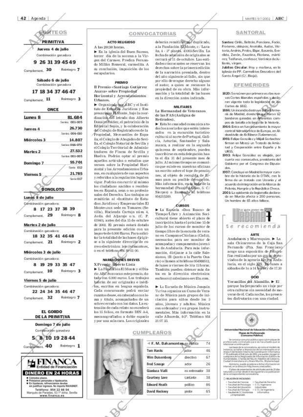 ABC SEVILLA 09-07-2002 página 42