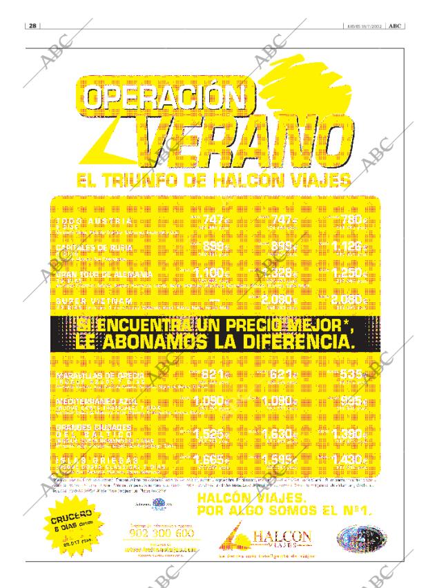 ABC MADRID 18-07-2002 página 28