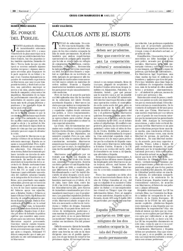ABC MADRID 18-07-2002 página 30