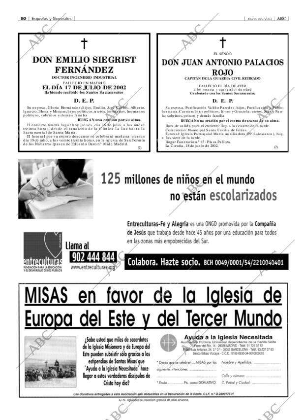 ABC MADRID 18-07-2002 página 80