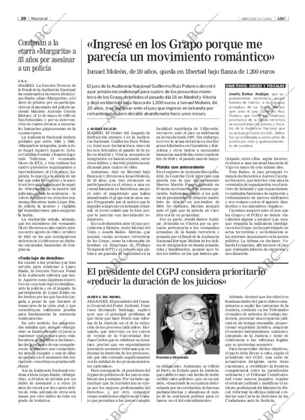 ABC MADRID 24-07-2002 página 20