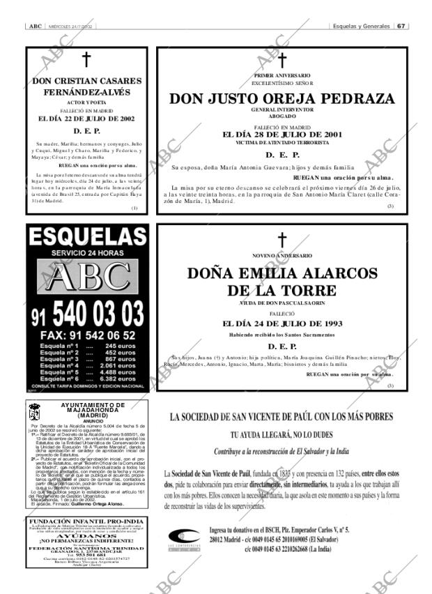 ABC MADRID 24-07-2002 página 67