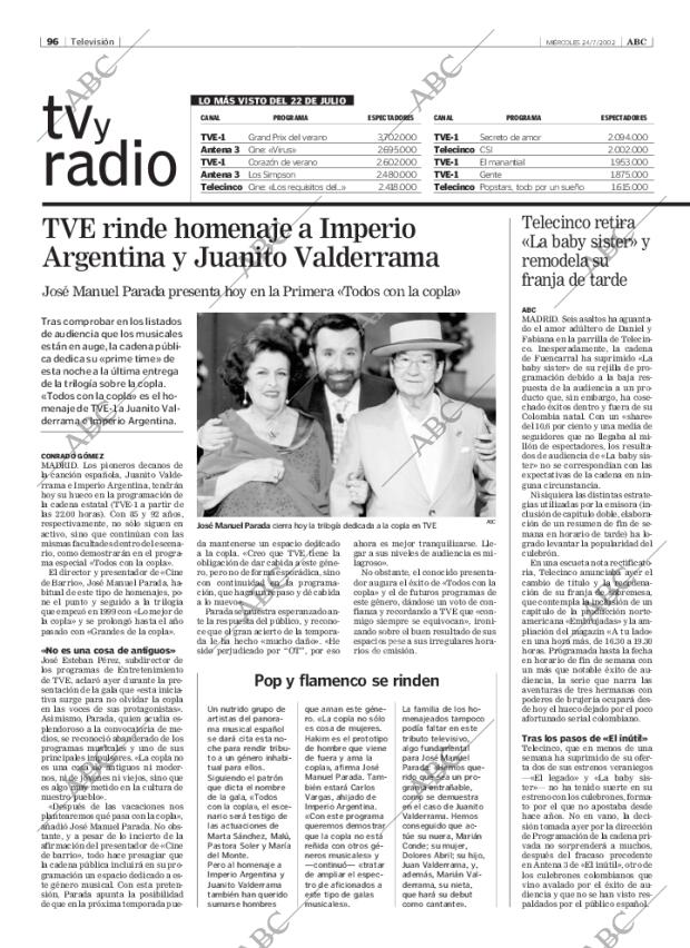 ABC MADRID 24-07-2002 página 96