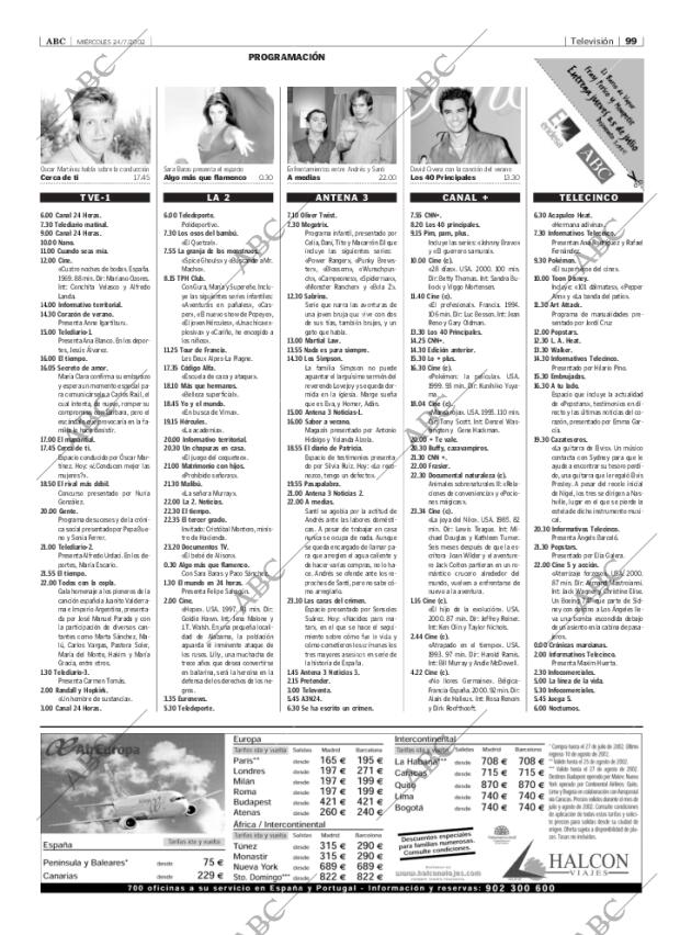 ABC MADRID 24-07-2002 página 99