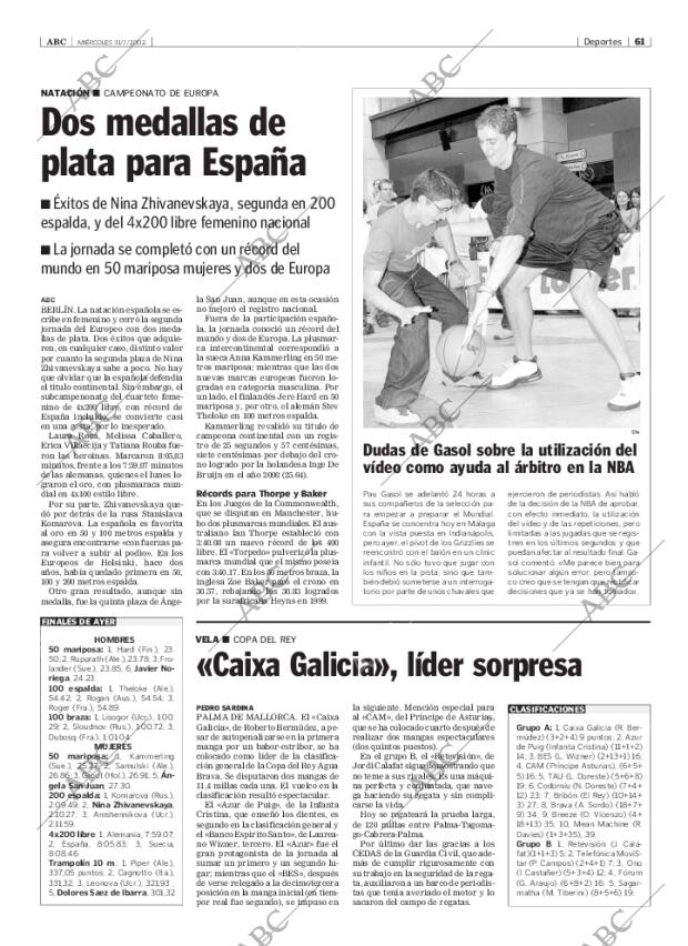 ABC MADRID 31-07-2002 página 61