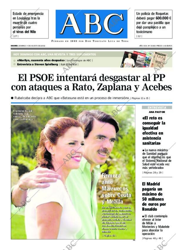 ABC MADRID 04-08-2002 página 1