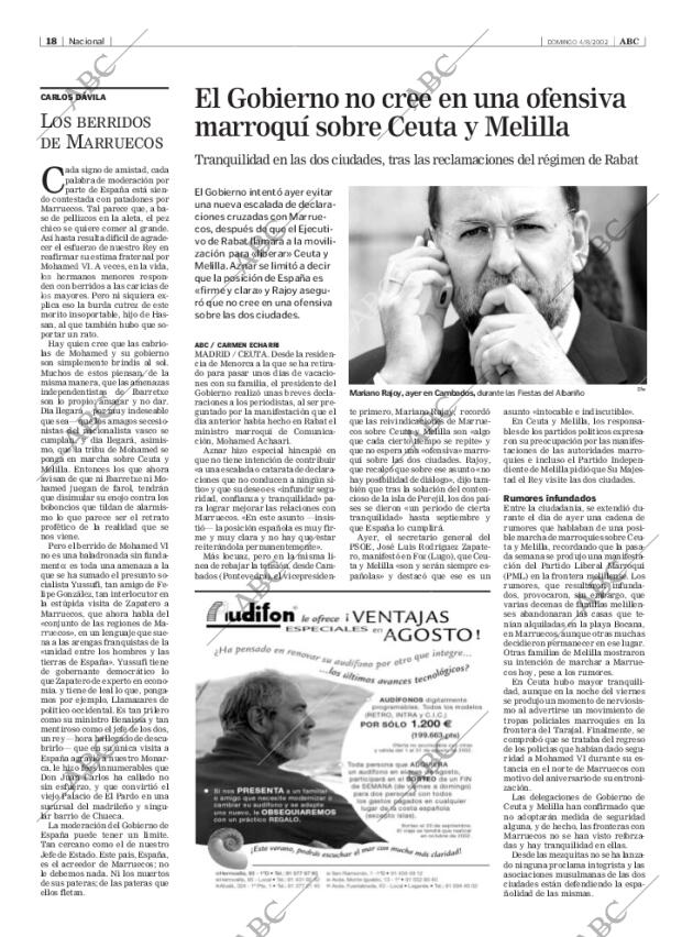 ABC MADRID 04-08-2002 página 18