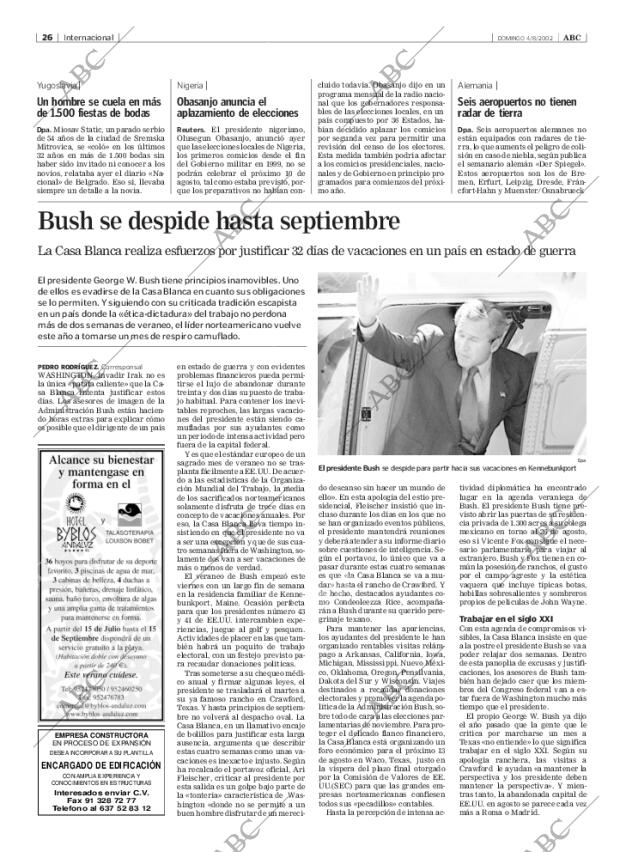 ABC MADRID 04-08-2002 página 26