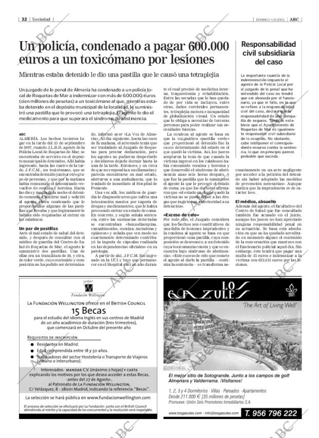ABC MADRID 04-08-2002 página 32