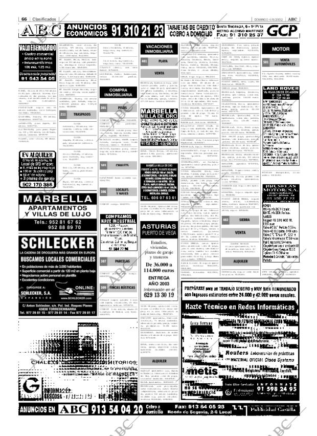 ABC MADRID 04-08-2002 página 66