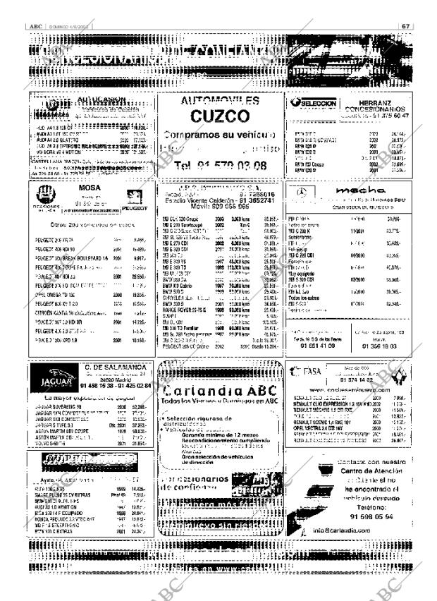 ABC MADRID 04-08-2002 página 67