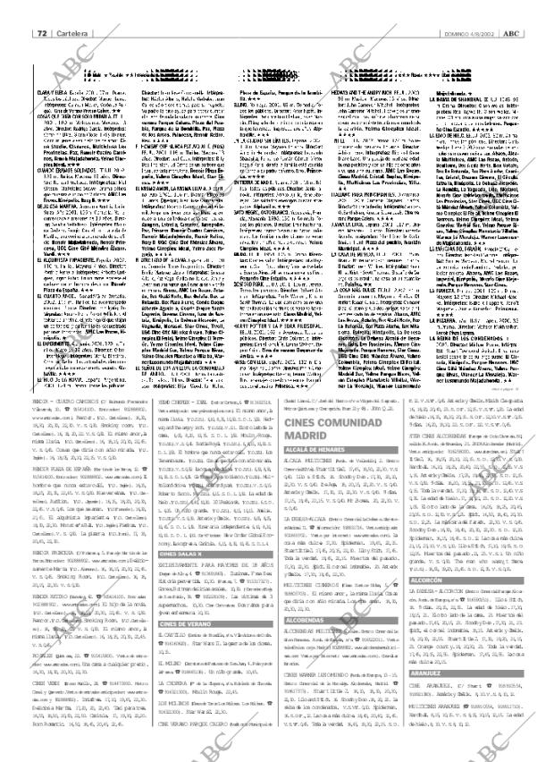 ABC MADRID 04-08-2002 página 72